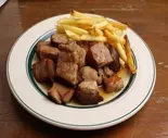 カットステーキ 200g（マロリーポークステーキ 川崎 ラ チッタ デッラ店）