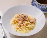 スモークサーモンのクリームパスタ（喫茶 [nanashian]）