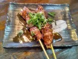 白きもあぶり焼き【ねぎ塩ごま油】×2本(炭匠やきとり亭 河内天美)