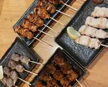 やきとりの盛り合わせ5種類×4本（大阪やきとり亭 長原店 Osaka Yakitori-tei Nagahara store）