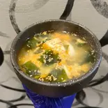 わかたまスープ（和牛ホルモン一新 大阪心斎橋店）