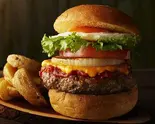 エッグチーズバーガー Egg ＆ Cheese Burger（とろけるハンバーグ 福よし 相模大野店）