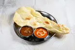 【カレー2つとナン】ダブルカレーセット Double Curry Set（カレーキング港南台店）