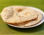 2個 ロティ(インドのパン)/チャパティ/ Roti (Indian Bread) Vegan 2 pc（バーラティ）
