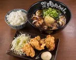 元祖からあげ定食（元祖肉肉うどんヤクインテン）