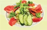 シークカバブサラダ Seekh Kabab Salad（アシフ ハラル キッチン）