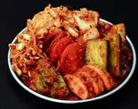 自家製キムチ7種盛(もみだれ焼肉獅子楼代々木店)