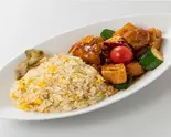炒飯プレート酢豚 Fried Rice and Stir Fried Sweet and Sour Pork（本格中華エクスプレス(旧上海エクスプレス駒沢店)）