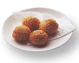 ゴマ付き揚げ団子 Fried Dumpling with Sesame Seed（本格中華エクスプレス(旧上海エクスプレス駒沢店)）