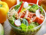 バジル ＆ ベーコン *ジェノベーゼサラダボウル*（贅沢スープとたっぷりサラダボウル SOUP ＆ SALAD by INARI GLEAN）