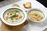 【セット】ほっこり豆乳クラムチャウダー400g（贅沢スープとたっぷりサラダボウル SOUP ＆ SALAD by INARI GLEAN）