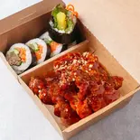 ブルゴギキムパハーフ＆ヤンニョムチキン4ピース（韓パイ）