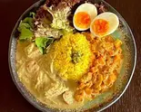 あいがけカレー2種（スパイスとお酒 kikcurry）