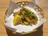 上五島産 きびなごの天ぷら（五島列島の旬魚×イタリアン〜よし家〜）
