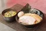 魚介豚骨味玉つけ麺（日の輪）