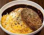 ふわとろデミバーグオムライス(ふわとろタイムなオムライス 住吉店)