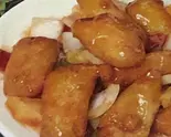 白身魚の甘酢あんかけ（鴻運食房）