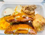 からあげハムエッグ弁当 Fried Chicken Ham and Egg Bento Box（鶏笑 大東店）