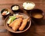 アジフライ弁当 Horse Mackerel Tempura Set Meal（定食 居酒屋 木場くぼ）