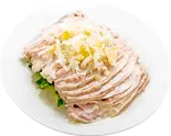 蒸し鶏ネギソースかけ（味鮮亭 中華料理）