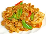 ホルモンとピーマン炒め（味鮮亭 中華料理）