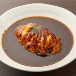 ワイン香るデミグラスソースオムライス(HIKARI cafe)