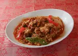 プーニムパッポンカリー1匹 柔らか蟹のカレー粉炒め (1匹) Soft Shell Crab Stir-Fried with Curry Powder (1)（タイレストラン アロイ）