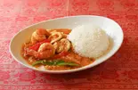 タレパッポンカリー シーフードのカレー粉炒め Seafood Stir-Fried with Curry Powder（タイレストラン アロイ）