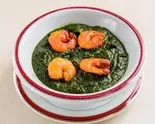 ほうれん草プラウンカレー Spinach Prawn Curry（アダルサ 武蔵小金井店）