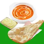 Butter chicken curry Nan set（アダルサ 武蔵小金井店）