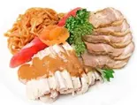 三種の冷菜盛り合わせ(三色拼盘)（香郷源）