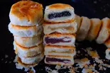 紫芋餡のミニパイ(紫薯小小酥)（劉記中華面食）