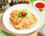 タイ式エビの卵焼き ไข่เจียวกุ้งสับ（タイ料理ガンエン溝口店 Ganen Mizonokuchi）