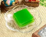 カノムチャン ka-nom-chan (タイ式ココナッツ餅ゼリー)ขนมชั้น（タイ料理ガンエン溝口店 Ganen Mizonokuchi）