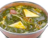 ホウレン草とチーズのカレー PANEER SAG CURRY（インド料理 ニューデリ）