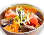 ジャガ芋とナスのドライカレー ALOO BAIGAN CURRY（インド料理 ニューデリ）