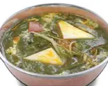 ほうれん草とじゃが芋のカレーALOO SAG CURRY（インド料理 ニューデリ）