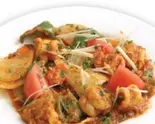 海老チリ PRAWN CHILLY（インド料理 ニューデリ）
