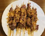 羊肉串(4本)（中国料理 栄偉豊）