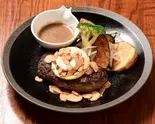 ガーリックハンバーグ(単品)(山本のハンバーグ 心斎橋店)