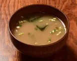 ほっこりする味噌汁(山本のハンバーグ 心斎橋店)