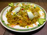 シーフードビリヤニ Seafood Biryani（Tandoori Indian Restaurant ber）
