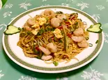 エビヌードル Prawn Noodle（Tandoori Indian Restaurant ber）