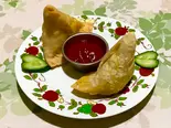 ベジタブルサモサ(2P)Vegetable Samosa（Tandoori Indian Restaurant ber）