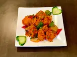 エビチリ(8P) Prawn Chilli（Tandoori Indian Restaurant ber）