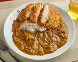カツカレーライス(そば処 高尾亭)