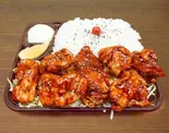 1キロヤンニョムチキン弁当 YCB 1Kilo Yannimu Chicken bento（ケバブ Rain【立川店】）