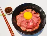 ローストビーフエッグ丼 RostBeef egg Rice Bowl（ケバブ Rain【立川店】）