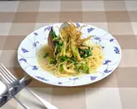 ホッキ貝と季節野菜のペペロンチーノ(イタリアン酒場 TOTTI)