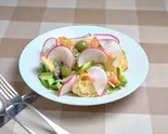 仙台名物 三角揚げのパンツァネッラ風サラダ(イタリアン酒場 TOTTI)